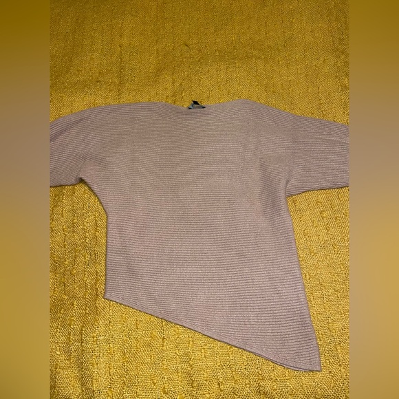 Mauve Express Asymmetrical Sweater - Picture 2 of 5